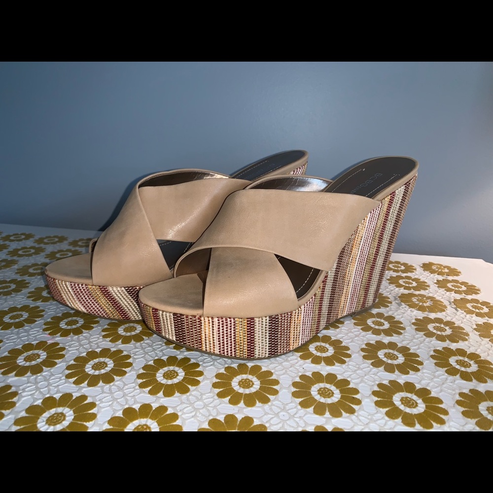 Tan wedges
